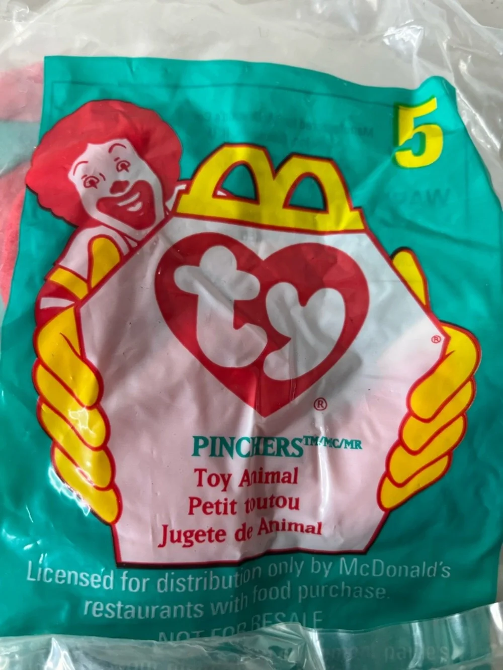 Ty Beanie Babies McDonald's Collectible Plush 1998